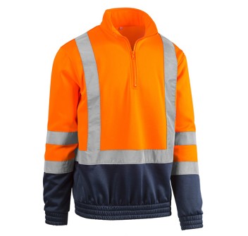 Felpa SMASH HV mezza zip FullGadgets.com