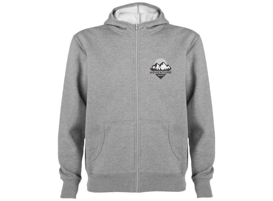 Felpa unisex con cappuccio e zip intera da 280 g/m² Montblanc FullGadgets.com