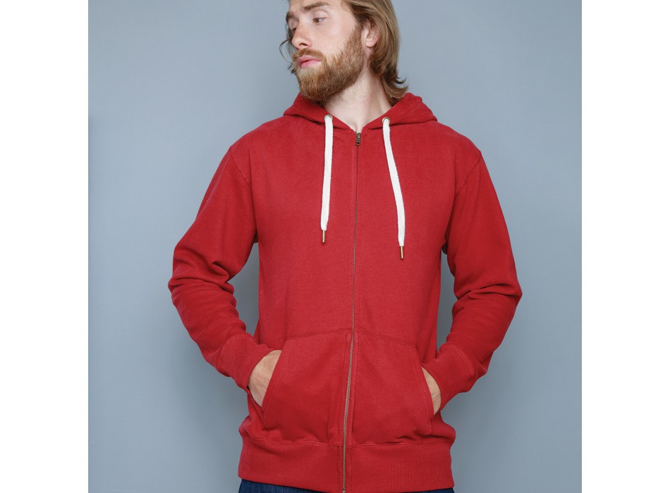 FELPA ZIP INT C/CAPP 80%C20%P FullGadgets.com