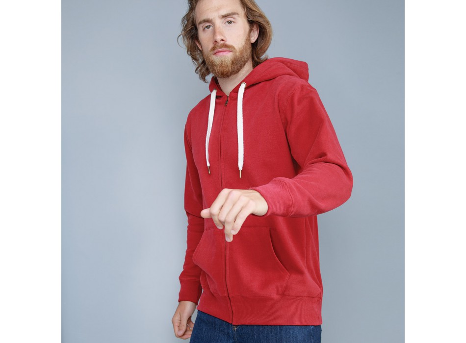 FELPA ZIP INT C/CAPP 80%C20%P FullGadgets.com