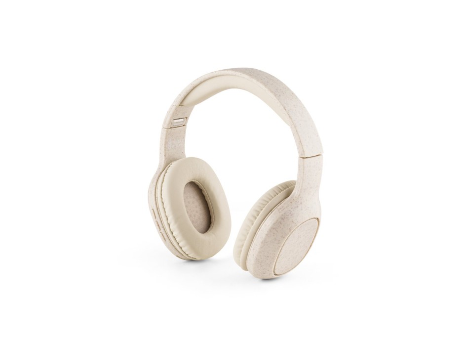 FEYNMAN. Cuffie wireless pieghevoli con batteria di 4 ore in paglia di grano e ABS FullGadgets.com