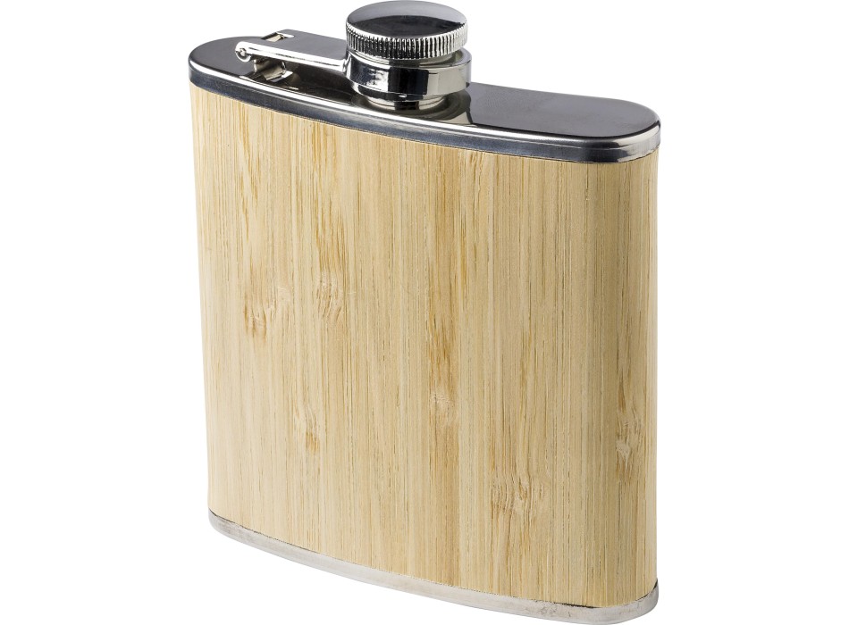 Fiaschetta in acciaio inox e bambù Hayden FullGadgets.com
