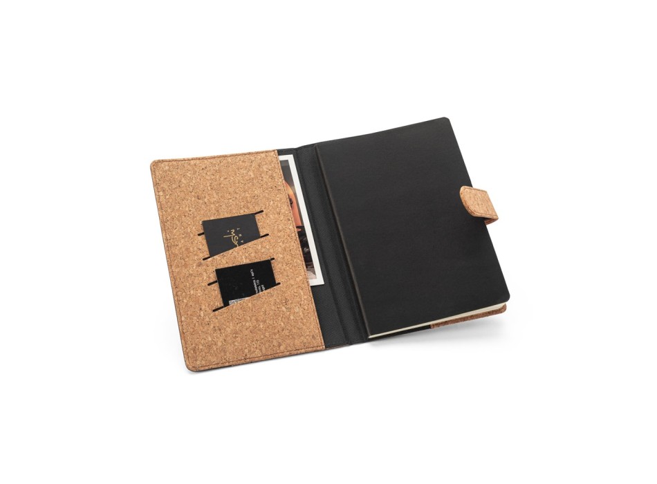 FIELDING. Cartellina A5 in sughero e poliestere riciclato(100% rPET) con blocco note rimovibile FullGadgets.com