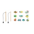 FISHY. Set da pesca composto da 10 pesci in legno,ideale per bambini FullGadgets.com