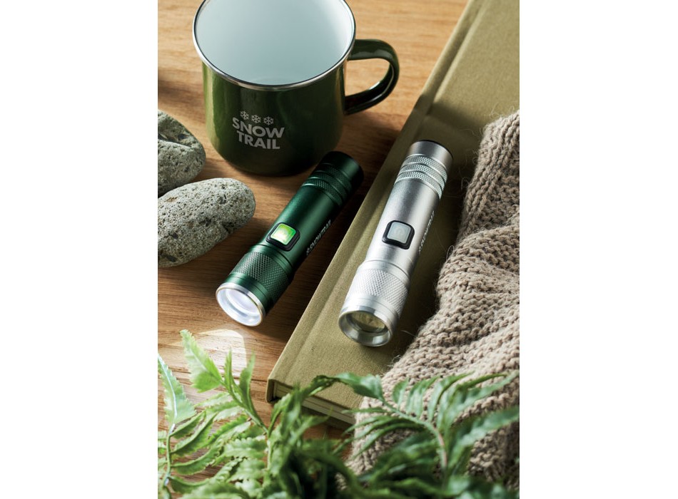 FLASHRA - Torcia ricaricabile. Luce COB FullGadgets.com