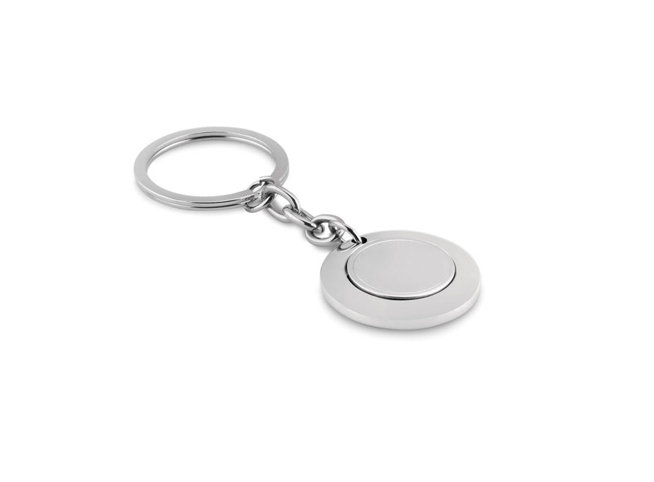 FLAT RING - Portachiavi tondo con moneta FullGadgets.com