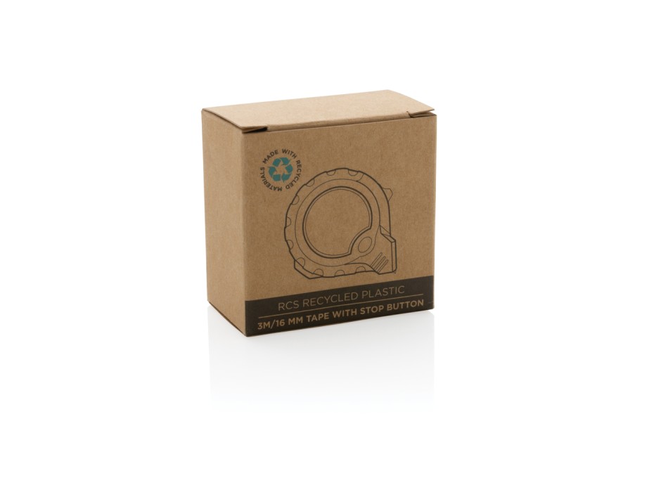 Flessometro 3m/16mm in plastica riciclata RCS con stop FullGadgets.com