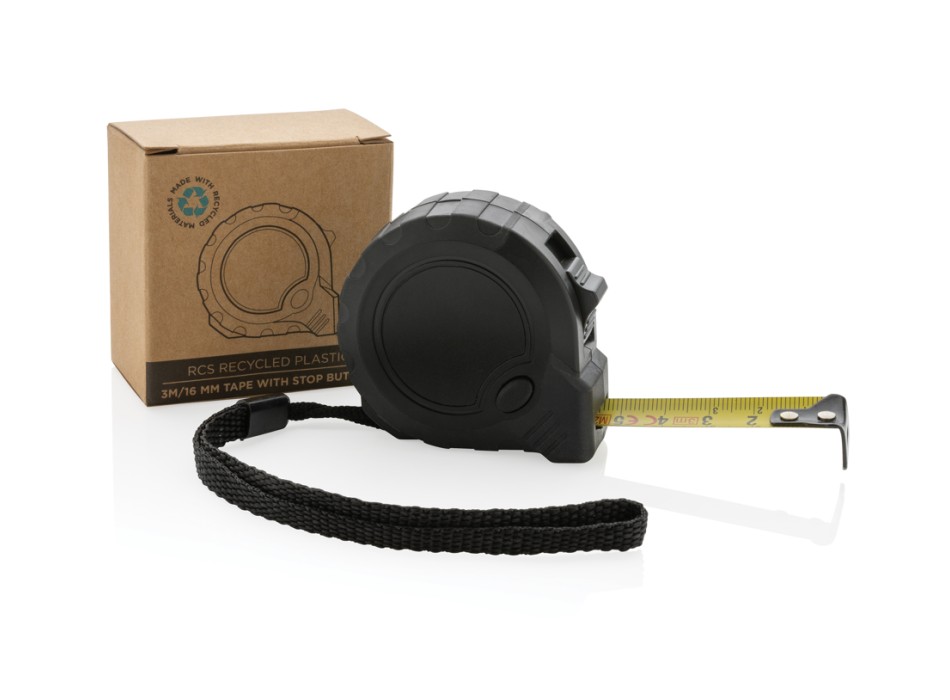 Flessometro 3m/16mm in plastica riciclata RCS con stop FullGadgets.com