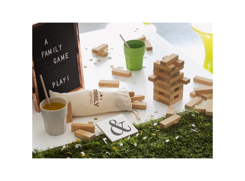 FLIK. Gioco di legno con 54 pezzi FullGadgets.com