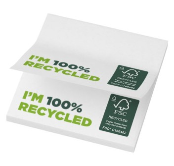 Foglietti adesivi in carta riciclata 75 x 75 mm Sticky-Mate® FullGadgets.com