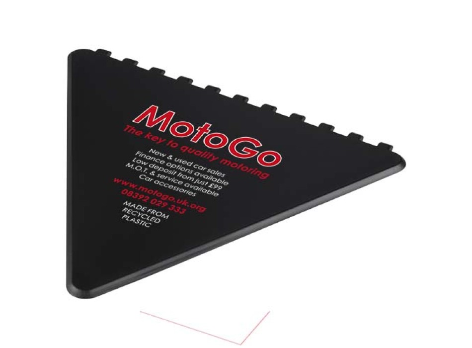 Frosty triangular recycled plastic ice scraper FullGadgets.com