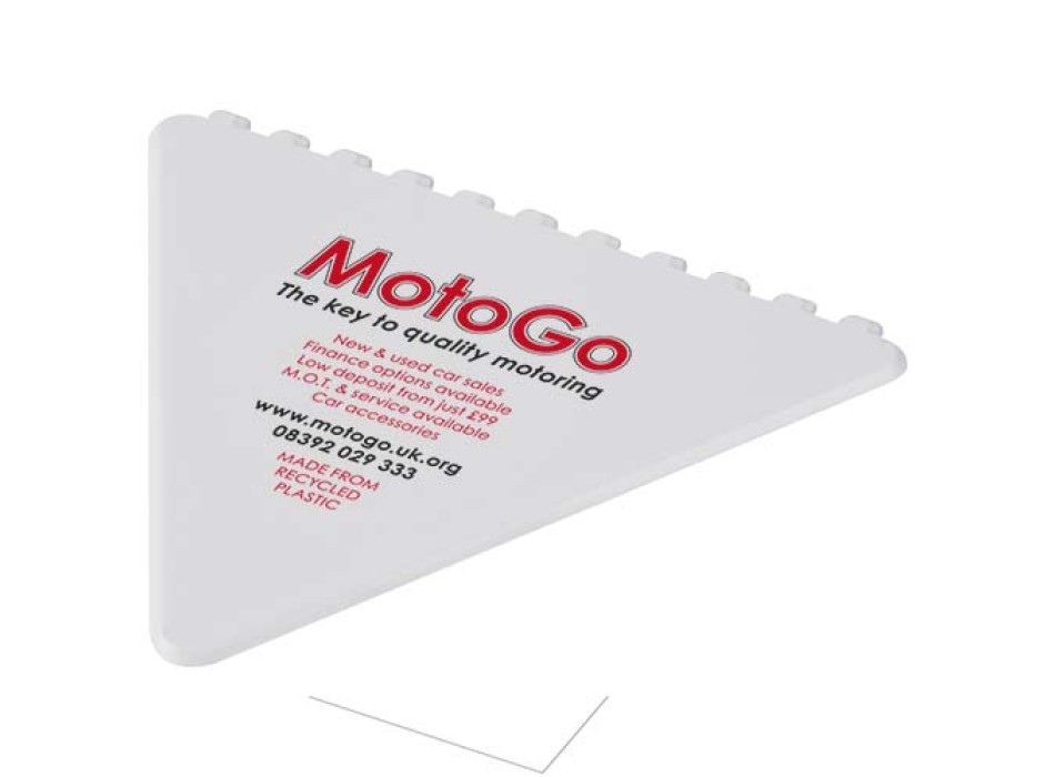 Frosty triangular recycled plastic ice scraper FullGadgets.com