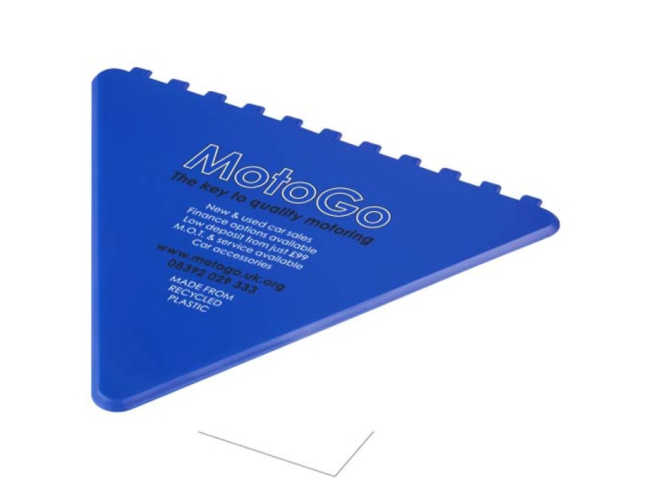 Frosty triangular recycled plastic ice scraper FullGadgets.com