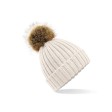 Fur Pom Pom Chunky Beanie FullGadgets.com