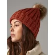 Fur Pom Pom Chunky Beanie FullGadgets.com