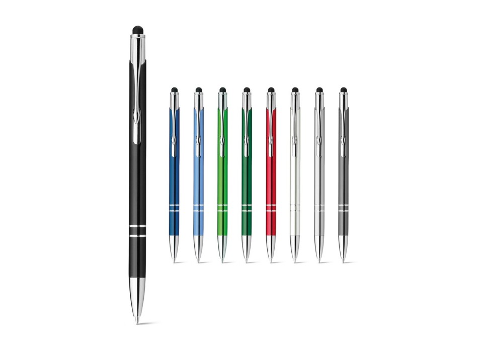 GALBA. Penna a sfera in alluminio con punta touch e clip FullGadgets.com