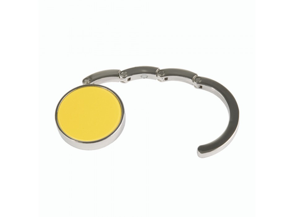 Gancio appendiborsa tondo in metallo, richiudibile con chiusura rafforzata da due magneti FullGadgets.com