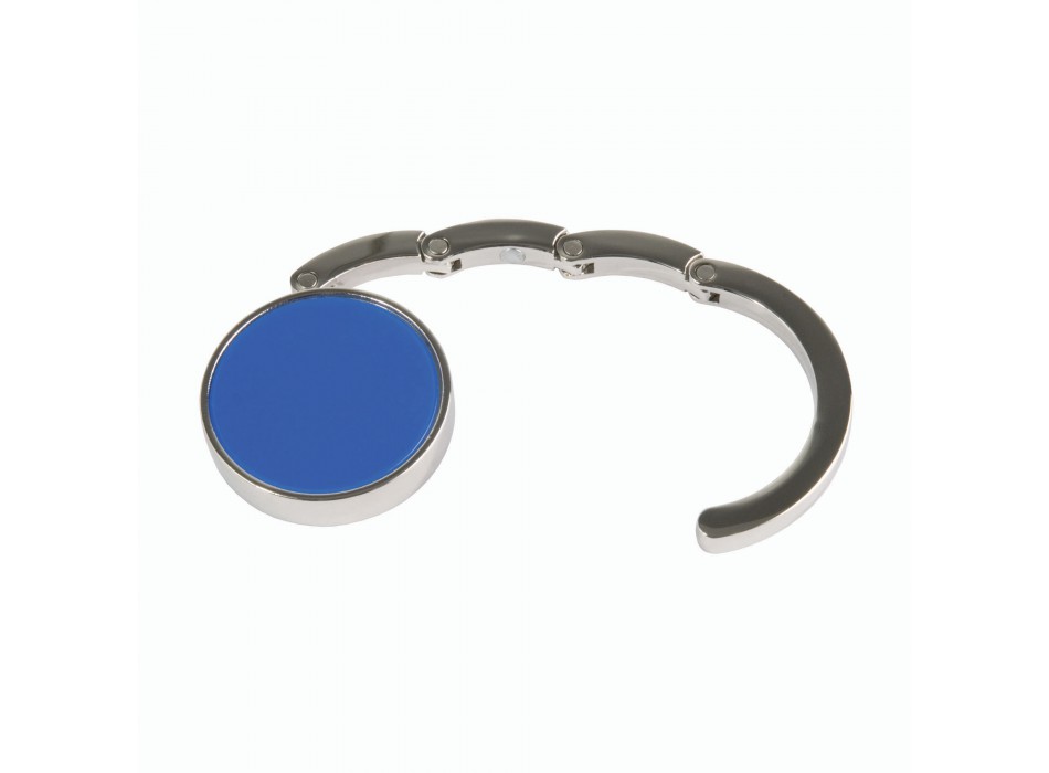 Gancio appendiborsa tondo in metallo, richiudibile con chiusura rafforzata da due magneti FullGadgets.com