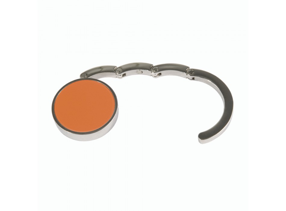 Gancio appendiborsa tondo in metallo, richiudibile con chiusura rafforzata da due magneti FullGadgets.com