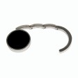 Gancio appendiborsa tondo in metallo, richiudibile con chiusura rafforzata da due magneti FullGadgets.com