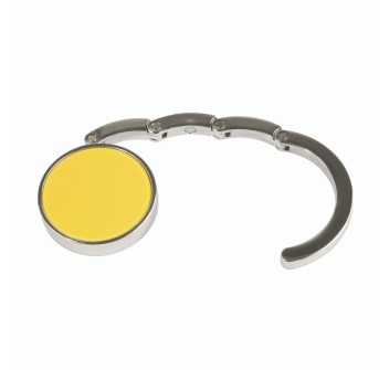 Gancio appendiborsa tondo in metallo, richiudibile con chiusura rafforzata da due magneti FullGadgets.com
