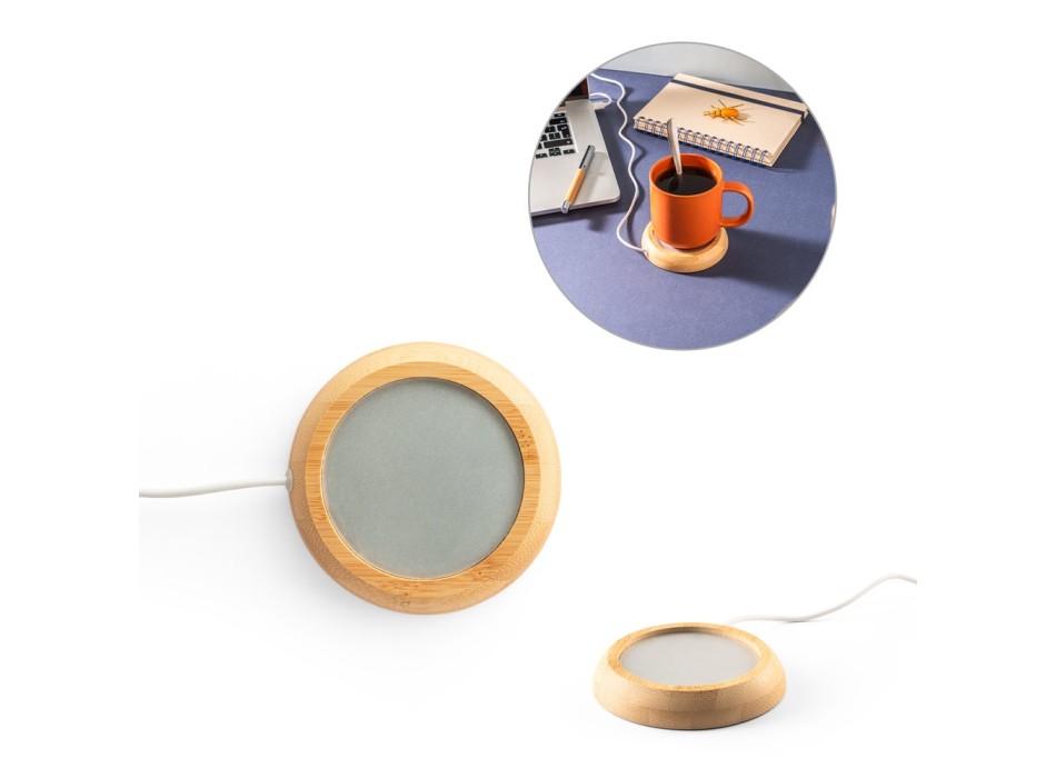 GATES. Scaldatazza con corpo in bambù FullGadgets.com