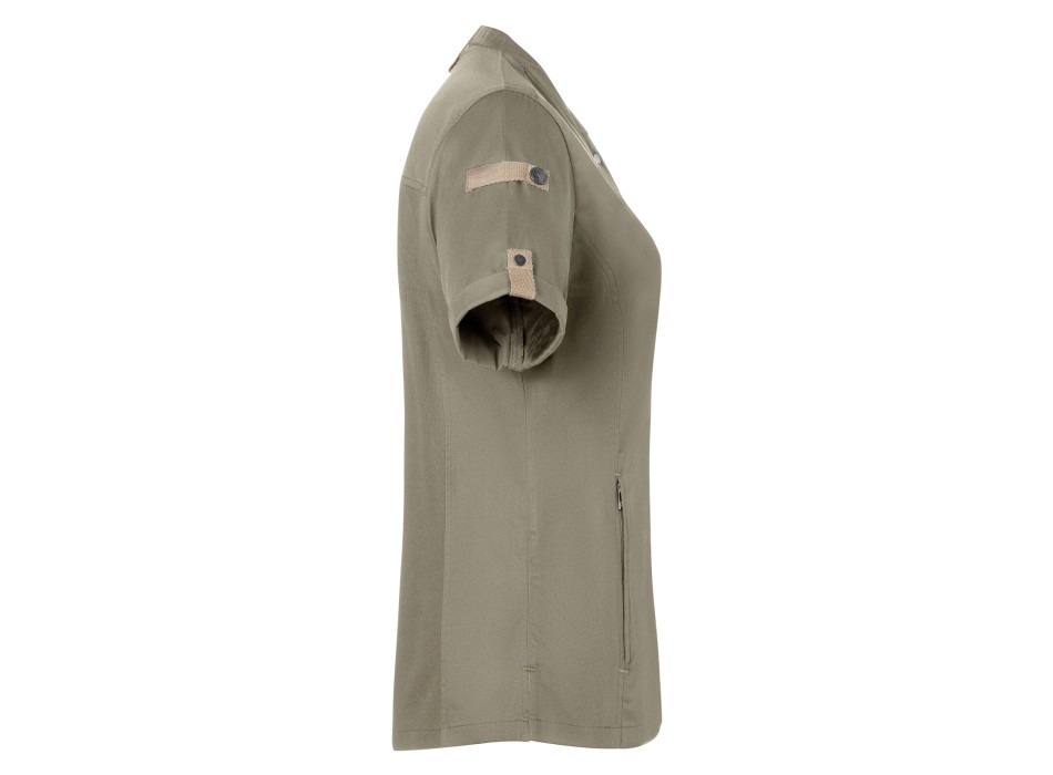 Giacca da cuoco da donna a maniche corte Green-Generation FullGadgets.com