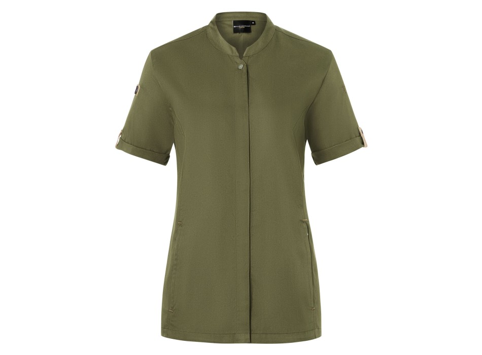 Giacca da cuoco da donna a maniche corte Green-Generation FullGadgets.com