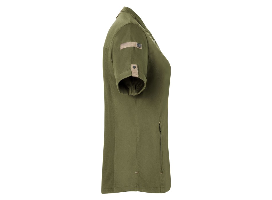 Giacca da cuoco da donna a maniche corte Green-Generation FullGadgets.com