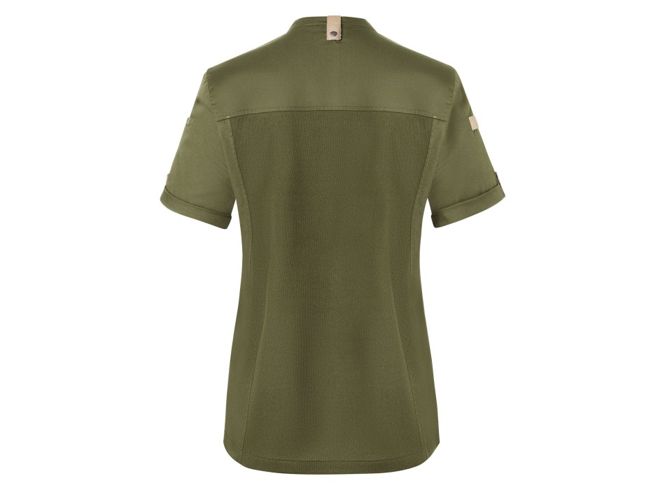 Giacca da cuoco da donna a maniche corte Green-Generation FullGadgets.com