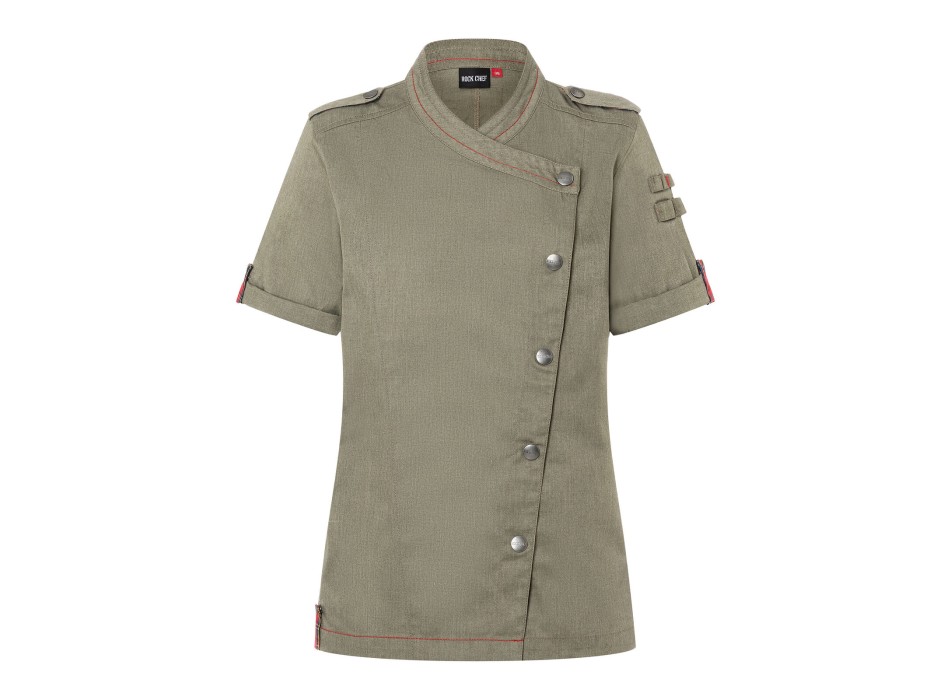 Giacca da cuoco da donna a maniche corte ROCK CHEF®-Stage2 FullGadgets.com