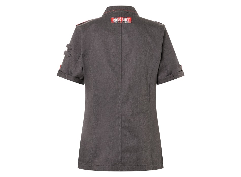 Giacca da cuoco da donna a maniche corte ROCK CHEF®-Stage2 FullGadgets.com
