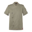 Giacca da cuoco da uomo denim a maniche corte ROCK CHEF®-Stage2 FullGadgets.com