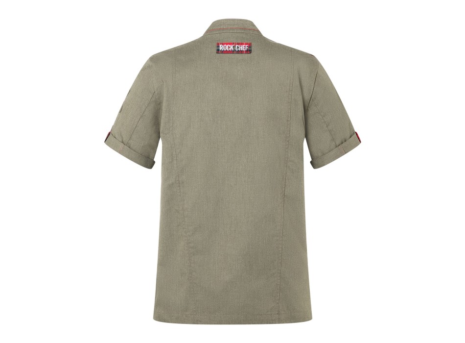 Giacca da cuoco da uomo denim a maniche corte ROCK CHEF®-Stage2 FullGadgets.com