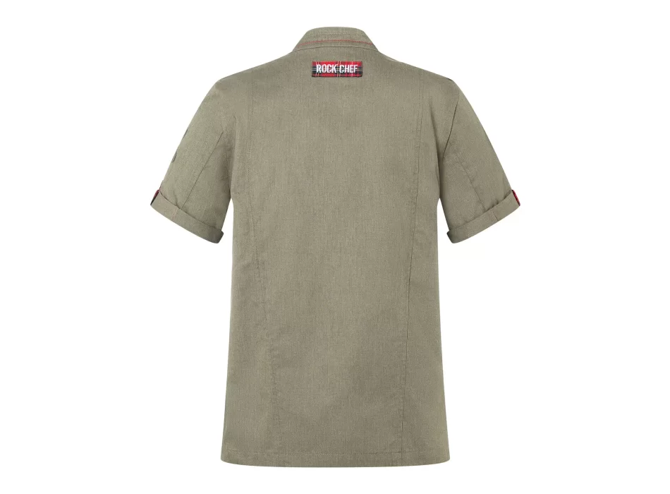 Giacca da cuoco da uomo denim a maniche corte ROCK CHEF®-Stage2 FullGadgets.com