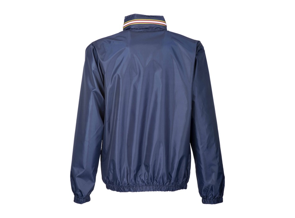 Giacca impermeabile in poliestere con cappuccio a scomparsa, 2 tasche frontali, richi FullGadgets.com