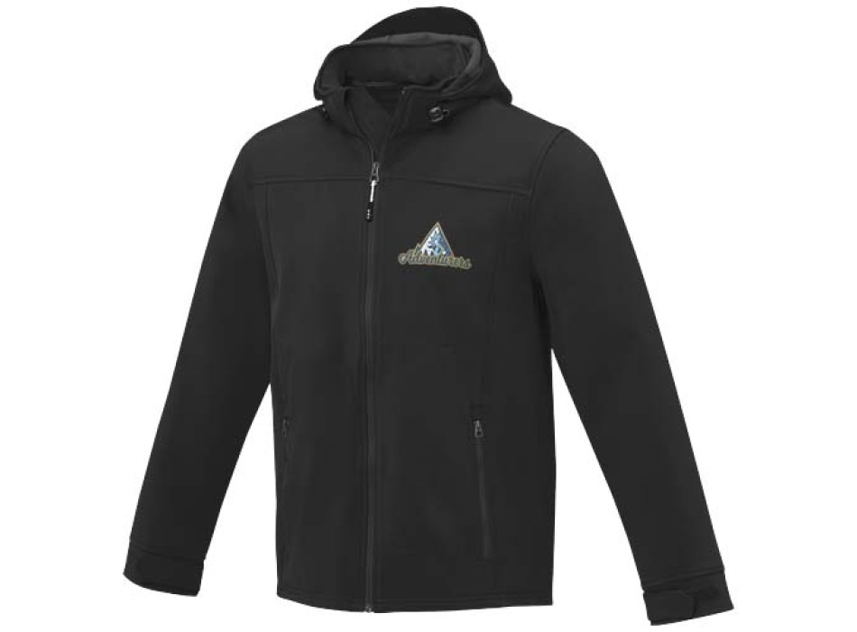 Giacca softshell da uomo GRS in tessuto riciclato Langley FullGadgets.com