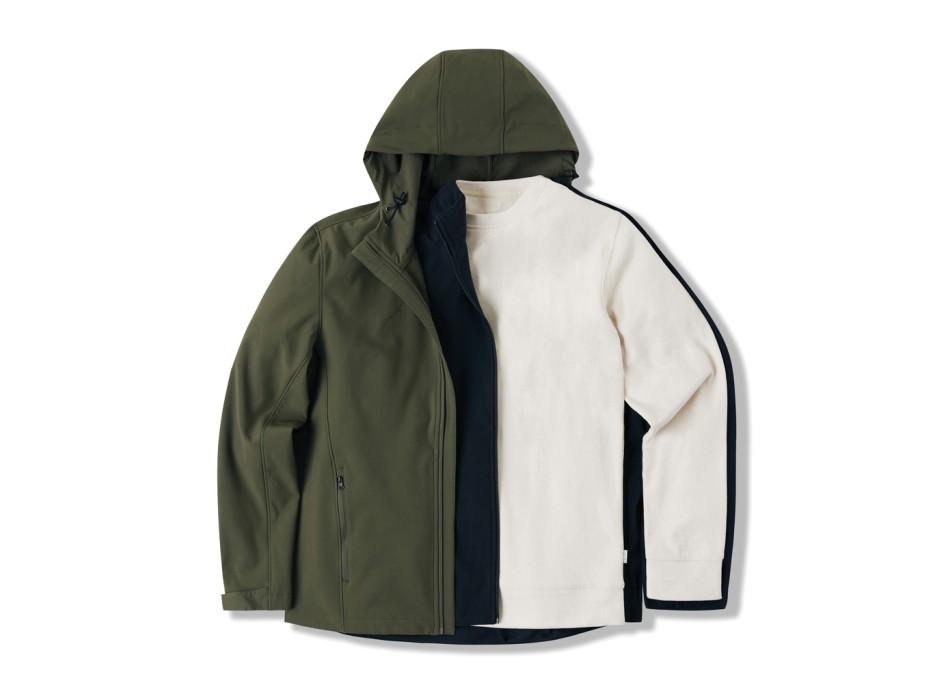 Giacca softshell da uomo IQONIQ Makalu in poliestere ricicla FullGadgets.com