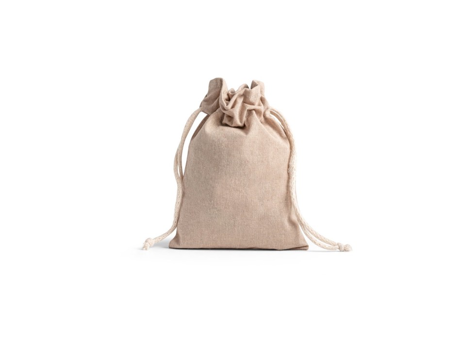 GIBRALTAR. Sacchetto regalo in cotone riciclato (70%), poliestere (30% rPET) (140 g/m²) FullGadgets.com