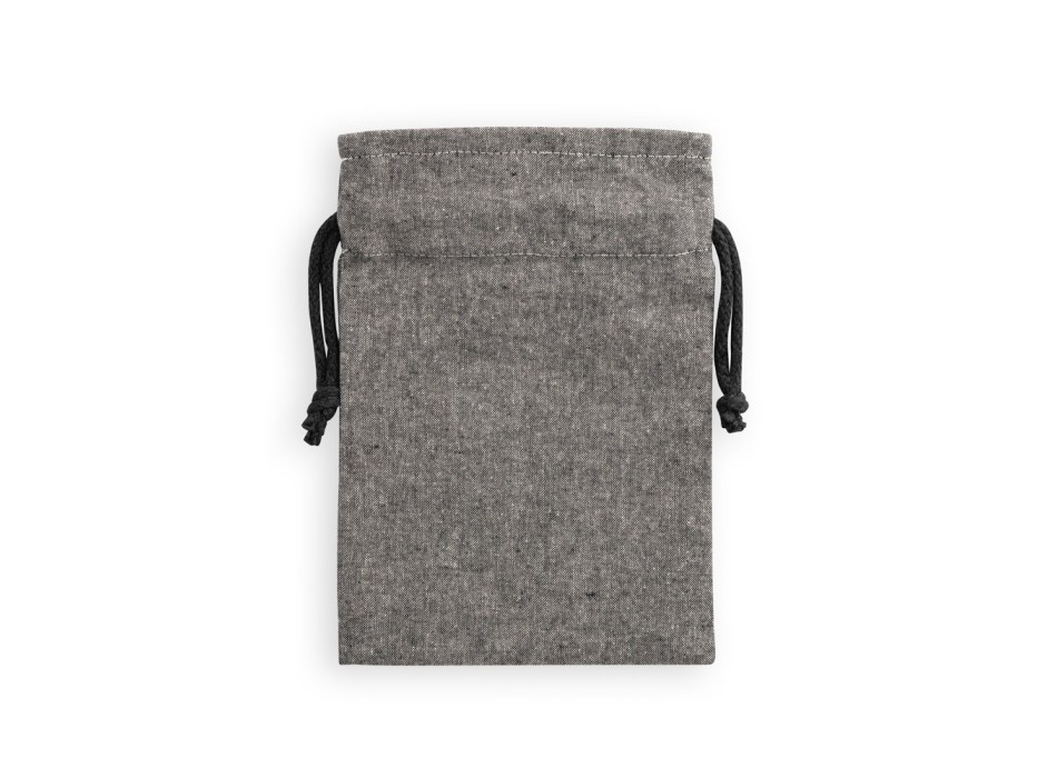 GIBRALTAR. Sacchetto regalo in cotone riciclato (70%), poliestere (30% rPET) (140 g/m²) FullGadgets.com