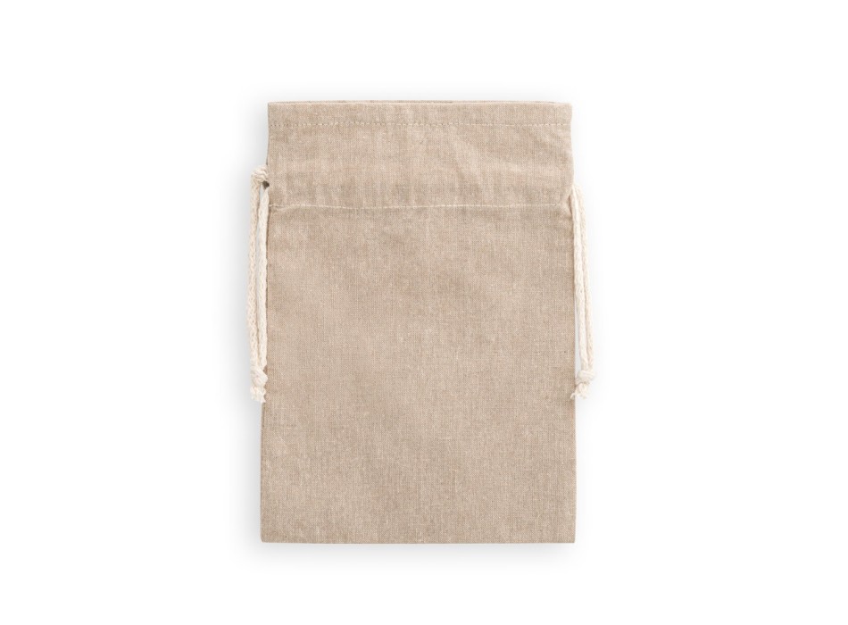 GIBRALTAR. Sacchetto regalo in cotone riciclato (70%), poliestere (30% rPET) (140 g/m²) FullGadgets.com