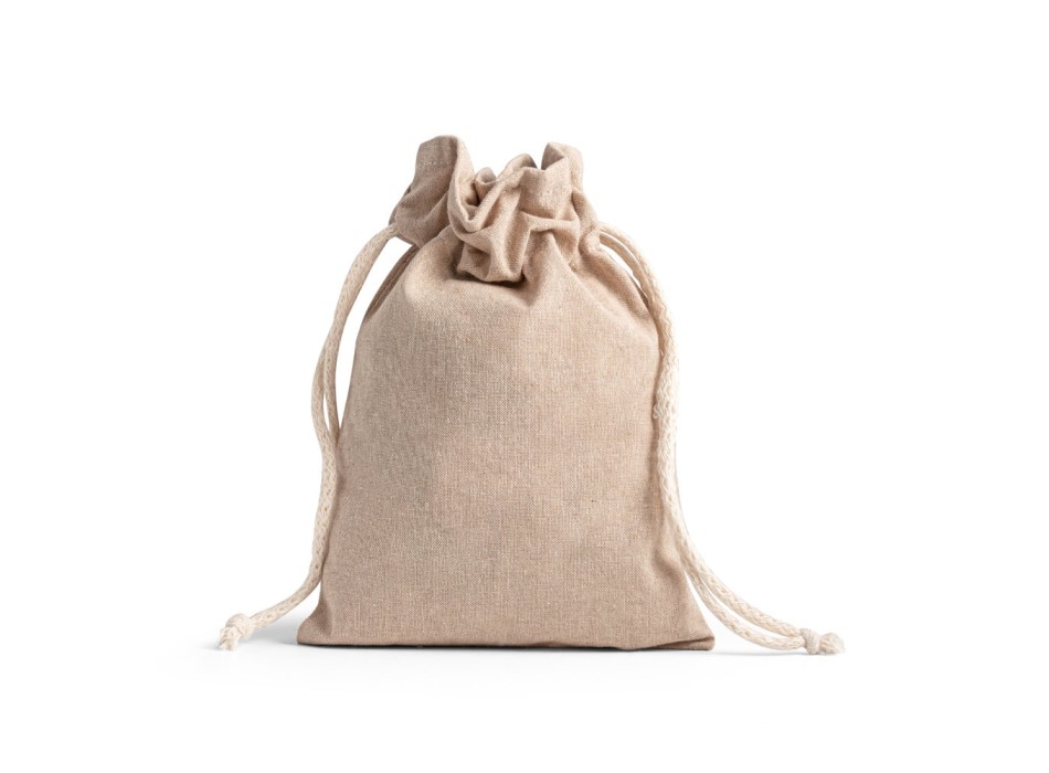 GIBRALTAR. Sacchetto regalo in cotone riciclato (70%), poliestere (30% rPET) (140 g/m²) FullGadgets.com