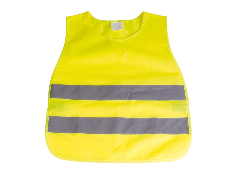 Gilet ad alta visibilità in poliestere di colore fluo con bande catarifrangenti FullGadgets.com