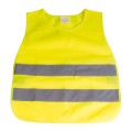 Gilet Ad Alta Visibilitã  Personalizzabile In Poliestere Di Colore Fluo Con Bande Catarifrangenti