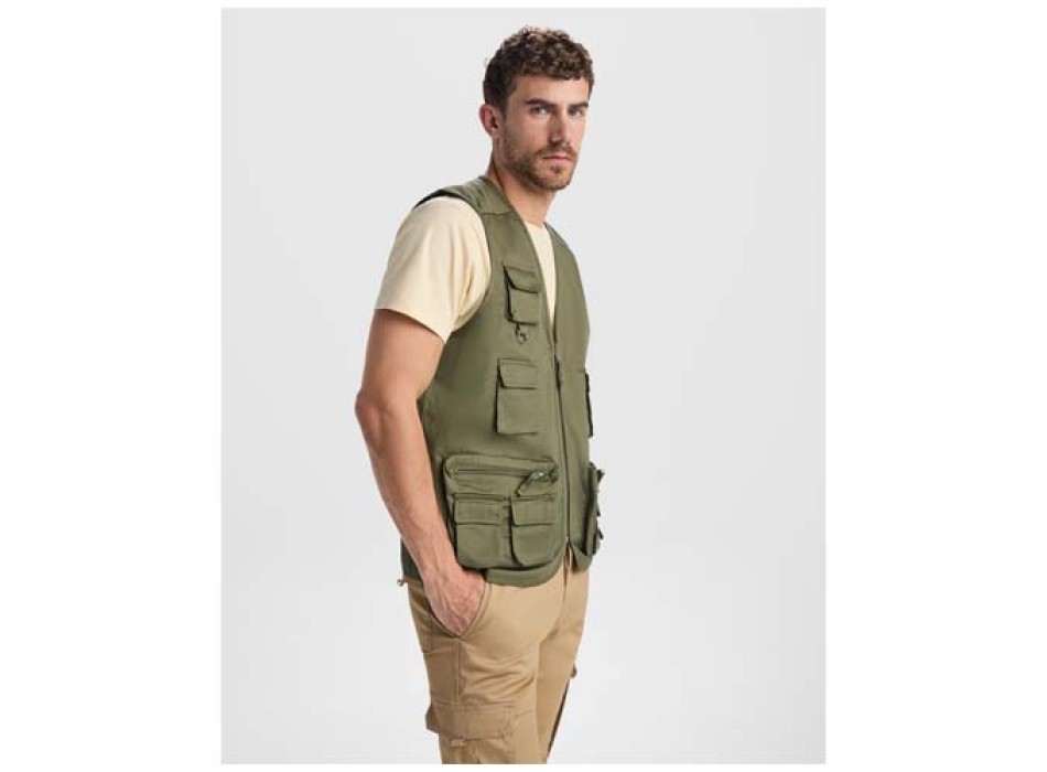Gilet da lavoro con più tasche e scollo a V da 200 g/m² Venera  FullGadgets.com