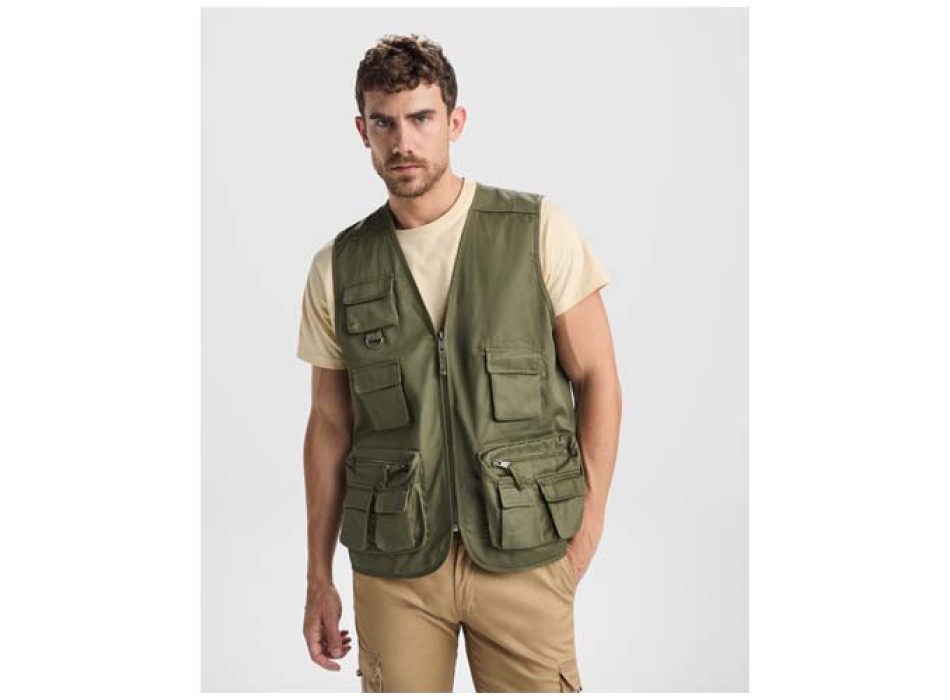 Gilet da lavoro con più tasche e scollo a V da 200 g/m² Venera  FullGadgets.com
