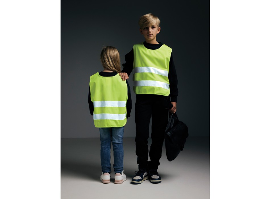 Gilet di sicurezza in PET riciclato GRS 7-12 anni FullGadgets.com