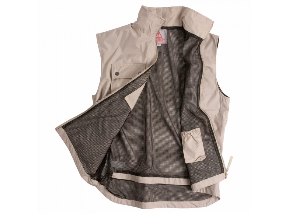 Gilet multitasca in poliestere foderato internamente con rete FullGadgets.com