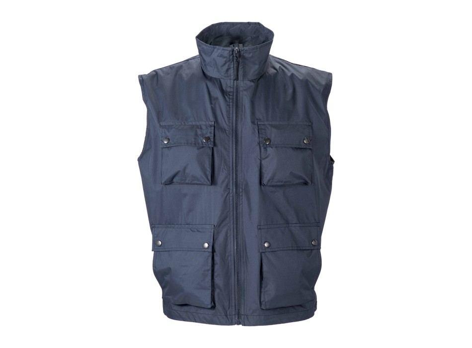 Gilet multitasca in poliestere foderato internamente con rete FullGadgets.com
