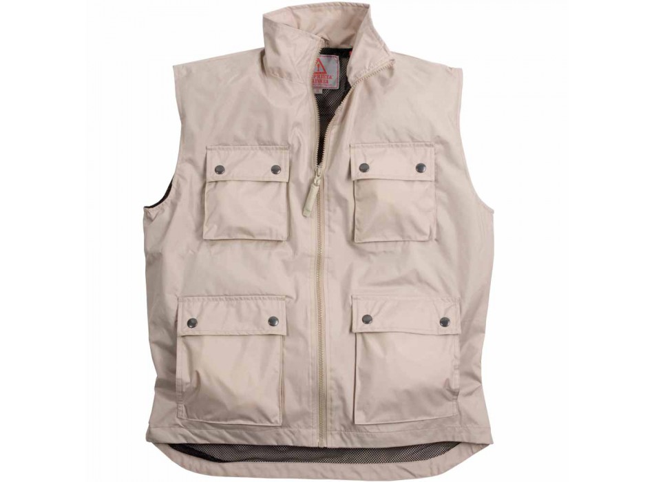 Gilet multitasca in poliestere foderato internamente con rete FullGadgets.com